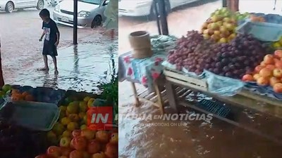 “CORRIMOS DEL AGUA DE LA ZONA BAJA Y EN LA PLACITA NOS VOLVEMOS A INUNDAR”