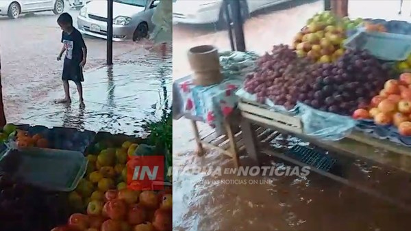 “CORRIMOS DEL AGUA DE LA ZONA BAJA Y EN LA PLACITA NOS VOLVEMOS A INUNDAR”