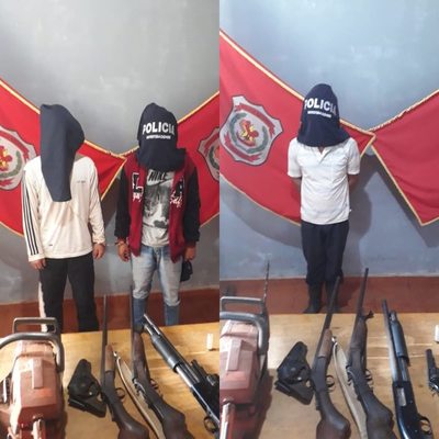 Atrapan a marginales con armas por un intento de asalto en San Alberto