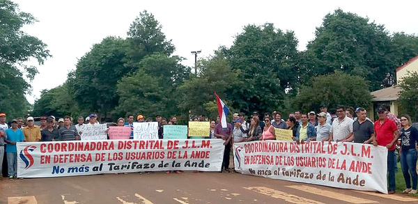 En Mallorquín también se unen contra el “tarifazo” de la ANDE y autoridades siguen ignorando pedidos