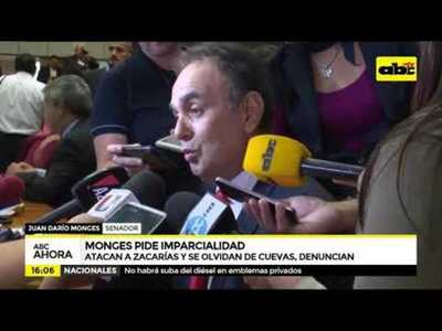 Monges pide imparcialidad - Tv - ABC Color