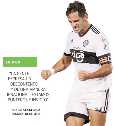 ROQUE SANTA CRUZ: NO HAY BAJÓN, HE’I