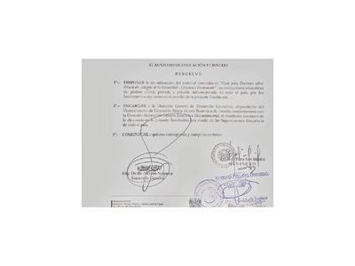 MEC rechaza guía de educación sexual, pero no da opciones