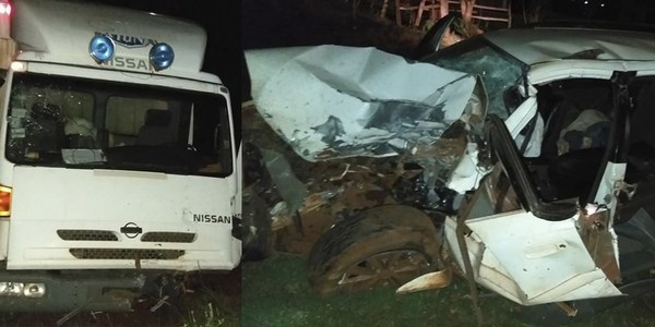 CHOQUE FRONTAL EN NATALIO DEJA UN MUERTO