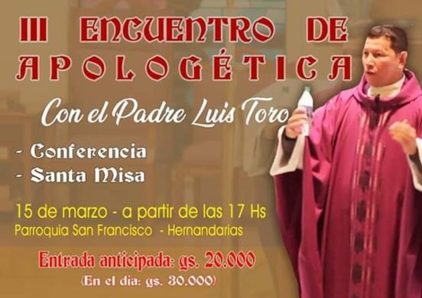 Realizarán III encuentro de Apologética en Hernandarias