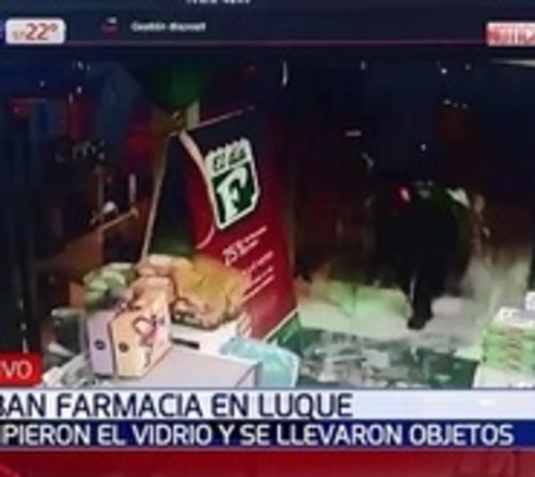 Irrumpieron en farmacia para robar papel sifón - Paraguay.com