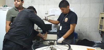 Encuentran drogas dentro de ruedas de bici - Nacionales - ABC Color