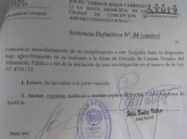 Intendente y Junta Municipal sufren revés en juicios de amparo | Radio Regional 660 AM