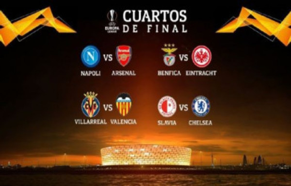 Nápoli y Arsenal, el cruce más atractivo de los cuartos de final de Europa League  - Radio 1000 AM