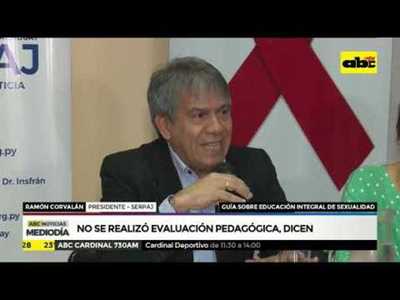 No se realizó evaluación pedagógica dicen - Tv - ABC Color