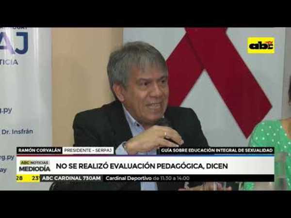 No se realizó evaluación pedagógica dicen - Tv - ABC Color