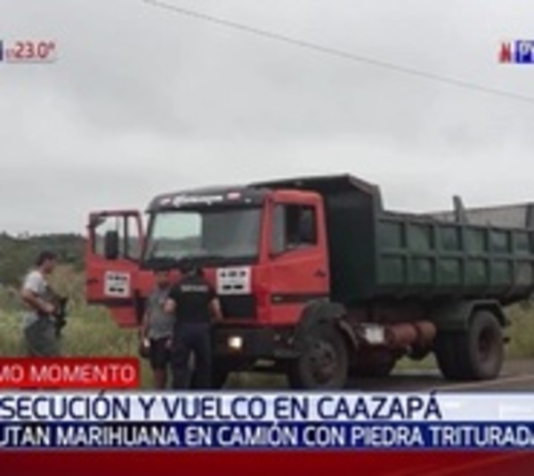 Detienen a policía que transportaba marihuana oculta en un camión - Paraguay.com