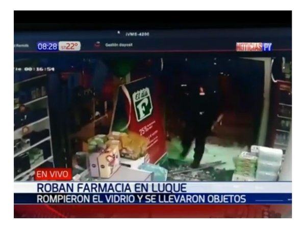 Entraron a una farmacia y robaron papel sifón