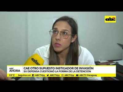 Cae otro supuesto instigador de invasión - Tv - ABC Color