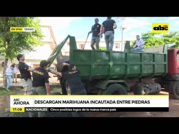 Descargan marihuana incautada entre piedras - Tv - ABC Color