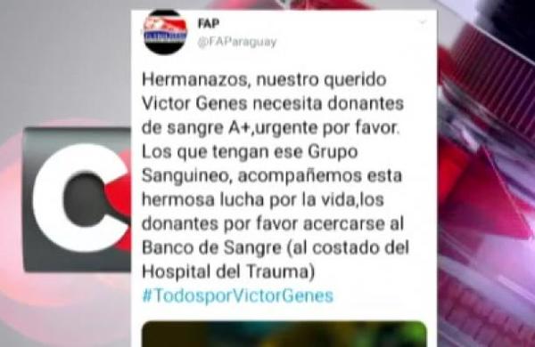 Víctor Genes necesita donantes de sangre A+ - C9N
