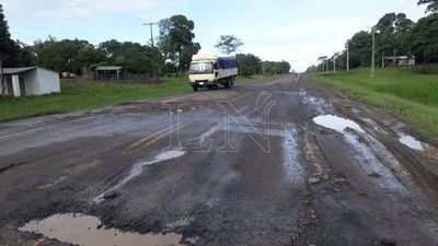 Denuncian pésimo estado de la ruta XI en San Pedro