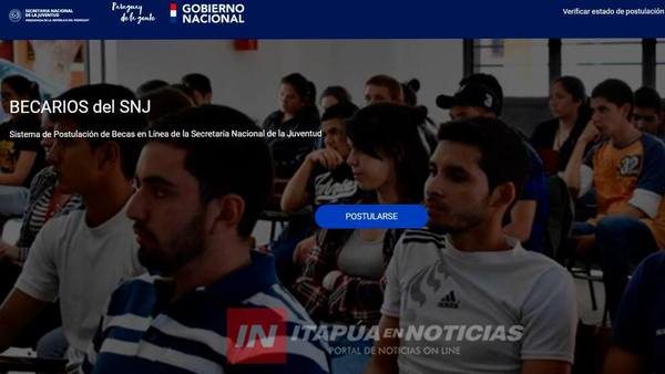 BECAS JUVENTUD SIGUEN POSTULACIONES VÍA WEB.