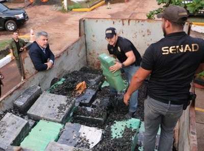 Senad incauta cuatro toneladas de marihuana - Nacionales - ABC Color