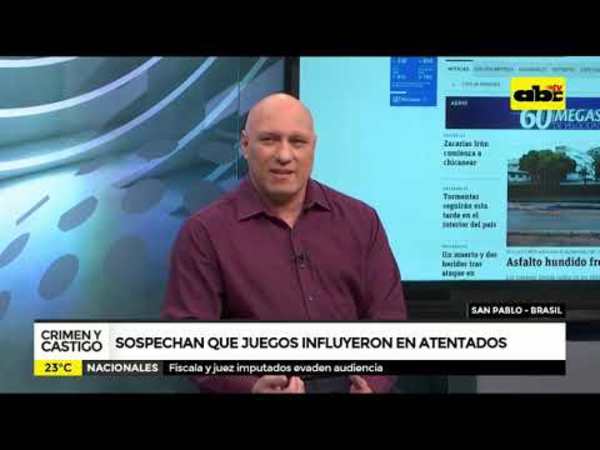 Sospechan que juegos influyeron en atentados - San Pablo - Tv - ABC Color