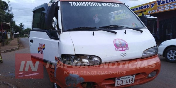 ACCIDENTE SOBRE CALLE TUPASY RAPE DEJA UN MOTOCICLISTA LESIONADO