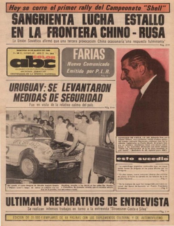 16 de marzo de 1969 - Un Dia Como Hoy - ABC Color