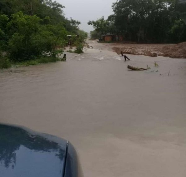 Intensas lluvias generan estragos en Concepción - Nacionales - ABC Color