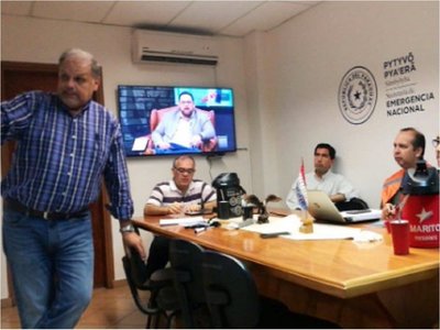 Abdo visita la SEN para informarse sobre asistencia a damnificados