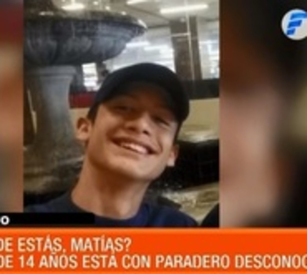 Familia desesperada busca a joven de 14 años que está desaparecido - Paraguay.com