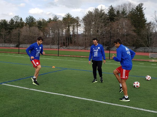 Primeros trabajos de la selección paraguaya en Estados Unidos