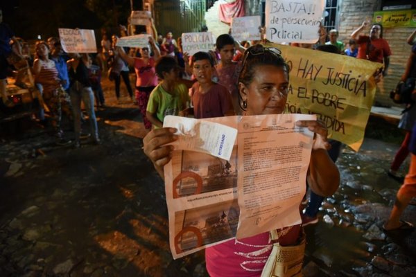 Protesta por 'persecución policial' - Nacionales - ABC Color
