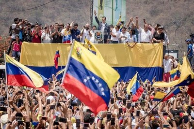 Guaidó prepara marcha nacional con miras al palacio presidencial - ADN Paraguayo