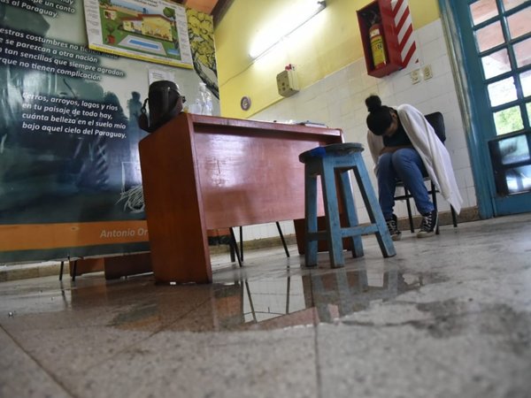 Las secuelas del temporal en el Hospital de Calle'i