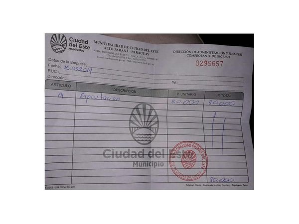 Zorros pecheaban 30.000 a cada camionero en CDE