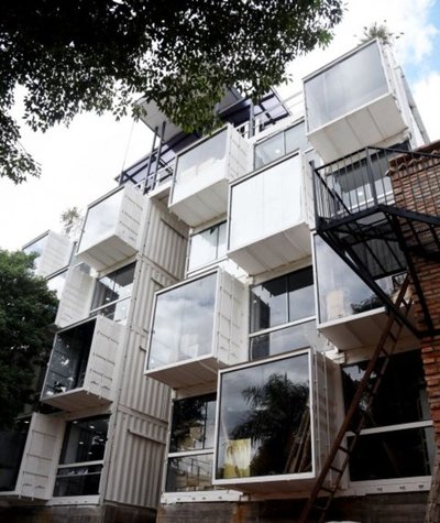Edificio corporativo fue hecho de contenedores - Edicion Impresa - ABC Color