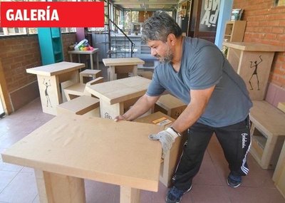 Ya hacen muebles de cartón