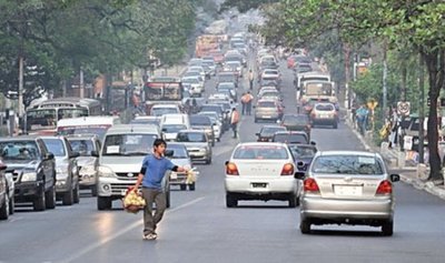 Tráfico lento pero fluido, aseguran desde la Policía Municipal de Tránsito » Ñanduti