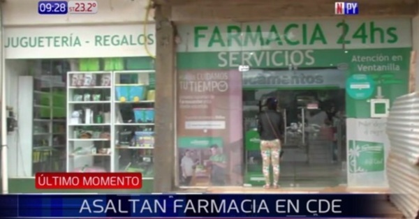 "Un asalto a la cadena por semana": Roban recaudación de farmacia – Prensa 5
