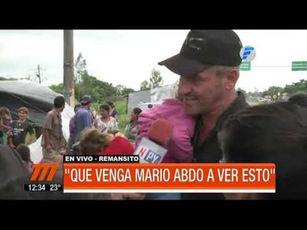 Damnificados en Remansito aguardan asistencia