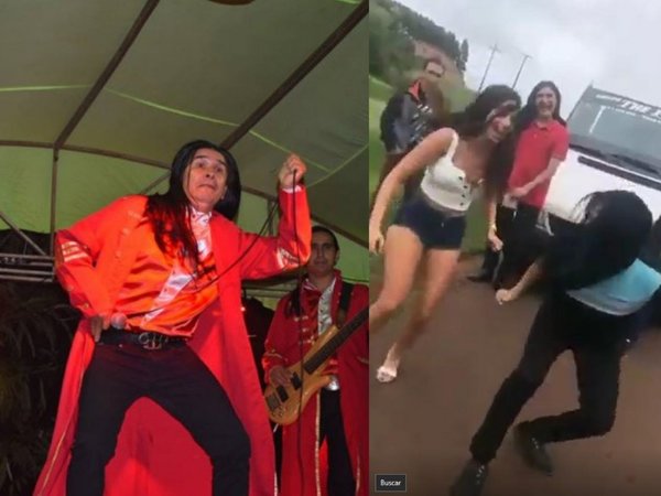 #TheFenderliebers: Pararon el móvil del grupo The Fenders para bailar con ellos