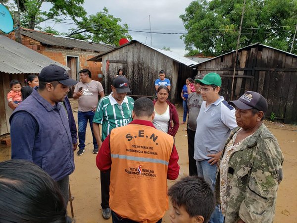 SEN registra más de 2.500 familias asistidas por fuertes lluvias | .::Agencia IP::.