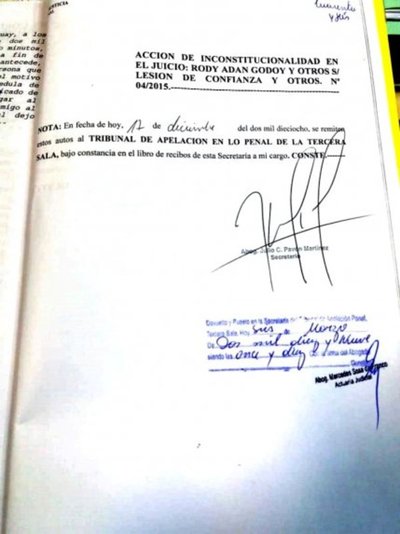 Proceso a Cardozo, a paso lento - Edicion Impresa - ABC Color
