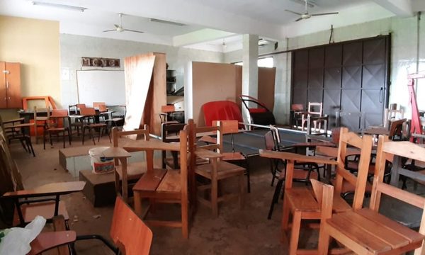 Problemas edilicios retrasan inicio de clases en Escuela de Artes y Oficios