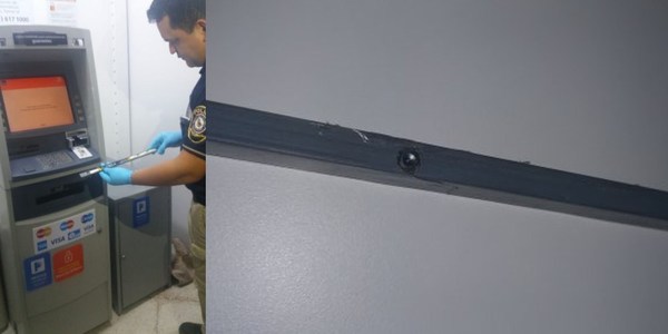ENCUENTRAN UNA CÁMARA OCULTA EN CAJERO AUTOMÁTICO