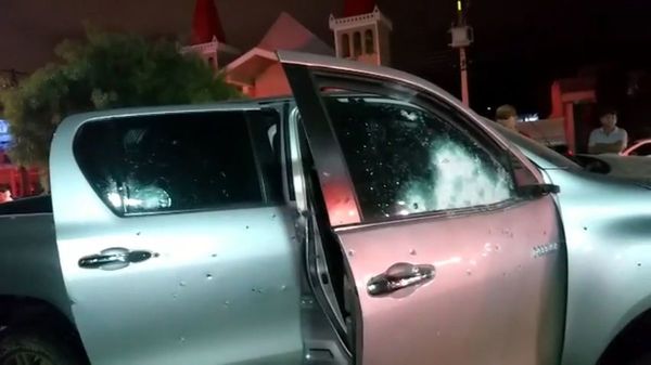 Camioneta de ex piloto de Pavão recibió más de 100 balazos