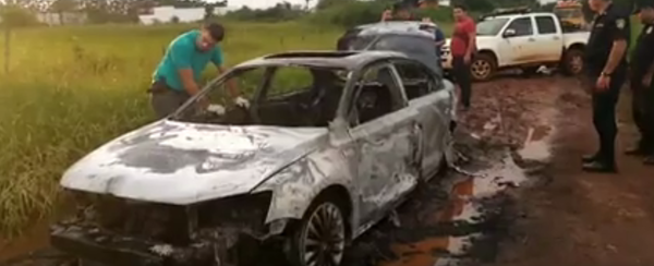 Hallan vehículo que habría sido utilizado para crimen en Ponta Porã - ADN Paraguayo
