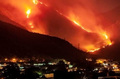 Incendio en Venezuela arrasó amplias zonas que abastece de agua a Caracas - ADN Paraguayo