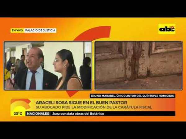Aracely Sosa sigue en el Buen Pastor - Tv - ABC Color