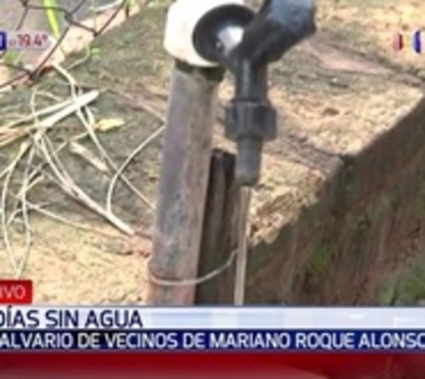13 días sin agua, el calvario de vecinos en Mariano Roque Alonso - Paraguay.com