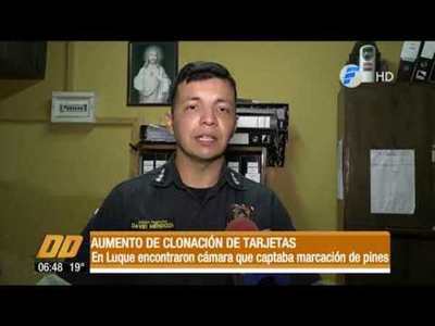 Clonación de tarjetas en aumento.